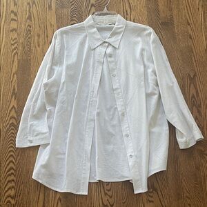 French Laundry Crisp White Blouse